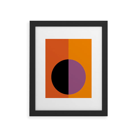 Colour Poems Color Block Abstract Framed Art Print