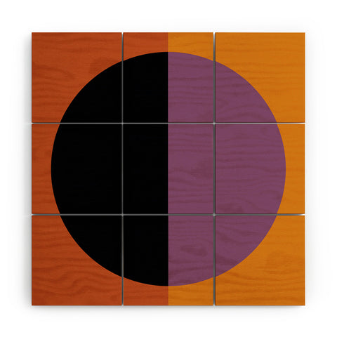 Colour Poems Color Block Abstract Wood Wall Mural