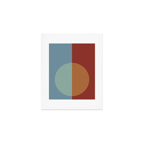 Colour Poems Color Block Abstract X Art Print