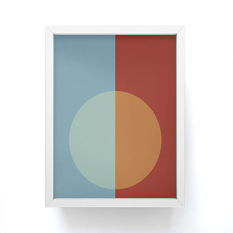Colour Poems Color Block Abstract X Framed Mini Art Print