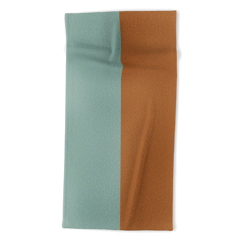 Colour Poems Color Block Abstract X Beach Towel