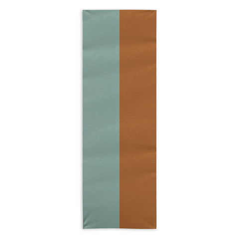Colour Poems Color Block Abstract X Yoga Towel