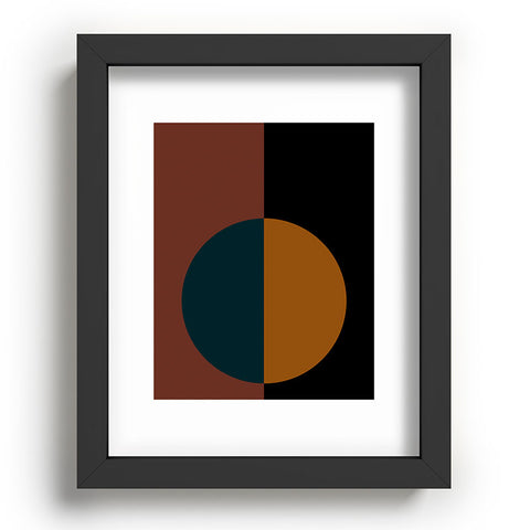 Colour Poems Color Block Abstract XI Recessed Framing Rectangle