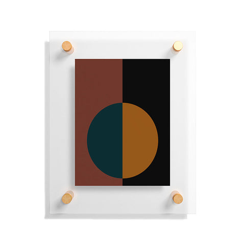 Colour Poems Color Block Abstract XI Floating Acrylic Print