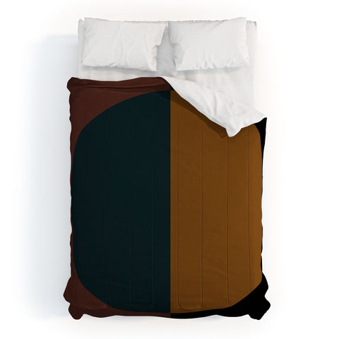 Colour Poems Color Block Abstract XI Comforter