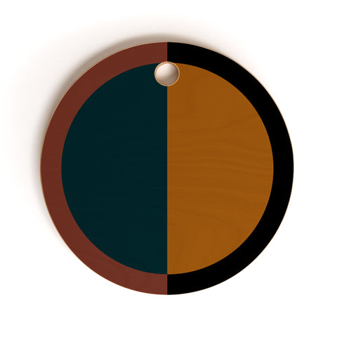 Colour Poems Color Block Abstract XI Cutting Board Round