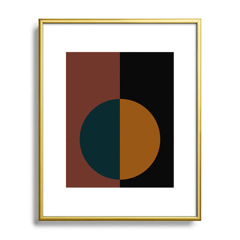 Colour Poems Color Block Abstract XI Metal Framed Art Print