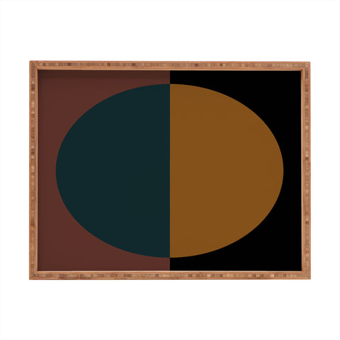 Colour Poems Color Block Abstract XI Rectangular Tray