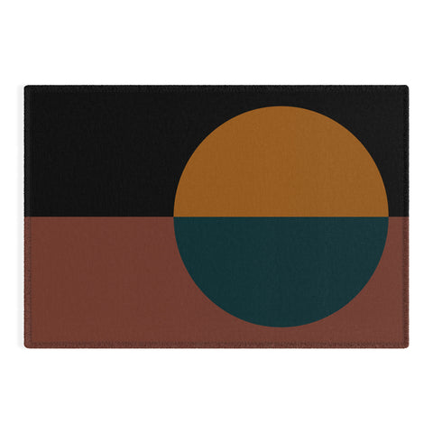 Colour Poems Color Block Abstract XI Outdoor Rug