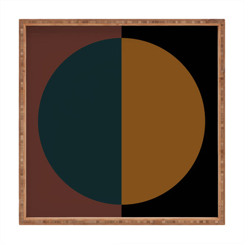 Colour Poems Color Block Abstract XI Square Tray