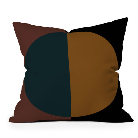 Colour Poems Color Block Abstract XI Throw Pillow