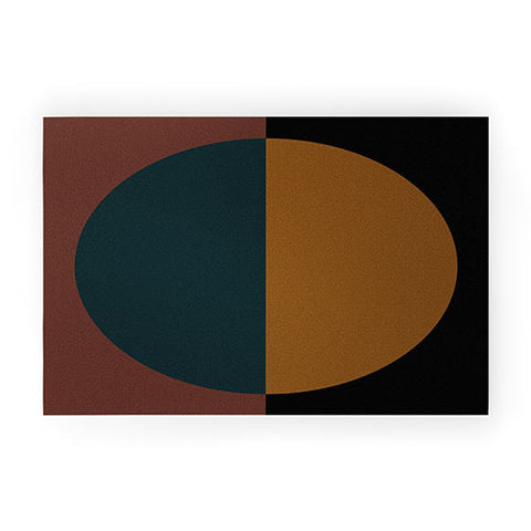 Colour Poems Color Block Abstract XI Welcome Mat