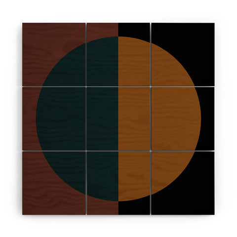 Colour Poems Color Block Abstract XI Wood Wall Mural