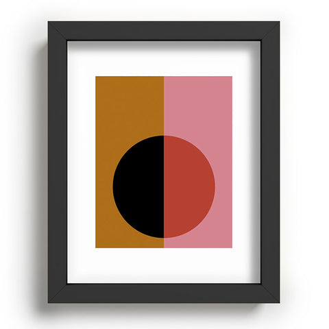 Colour Poems Color Block Abstract XII Recessed Framing Rectangle