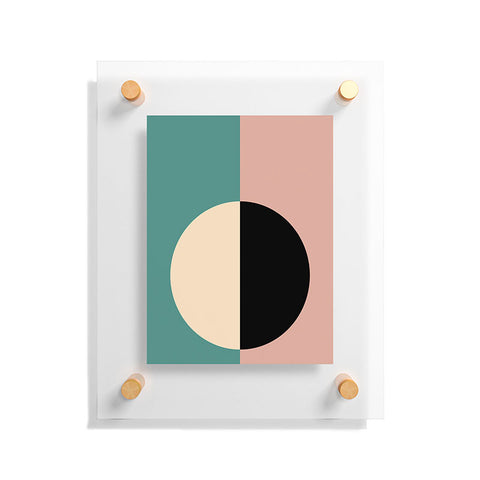 Colour Poems Color Block Abstract XIX Floating Acrylic Print