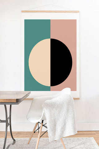 Colour Poems Color Block Abstract XIX Art Print And Hanger