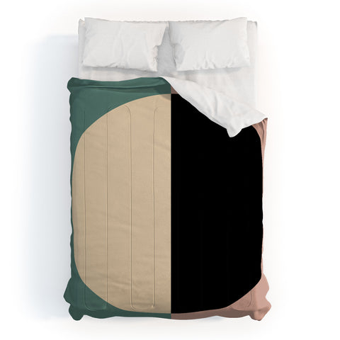 Colour Poems Color Block Abstract XIX Comforter
