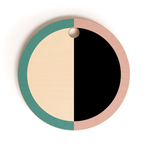 Colour Poems Color Block Abstract XIX Cutting Board Round