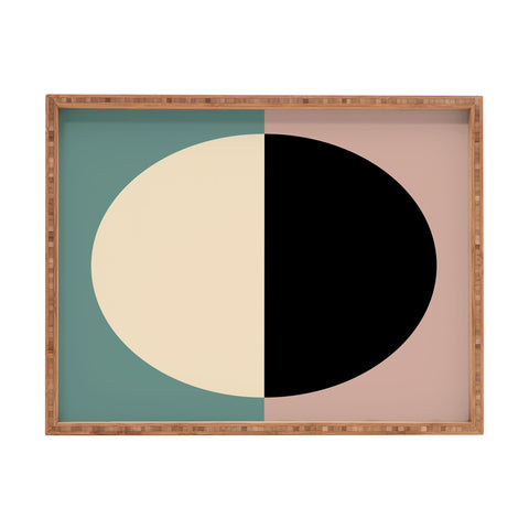 Colour Poems Color Block Abstract XIX Rectangular Tray