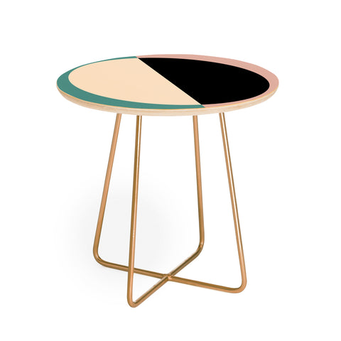 Colour Poems Color Block Abstract XIX Round Side Table