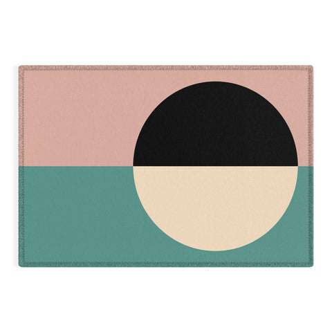 Colour Poems Color Block Abstract XIX Outdoor Rug