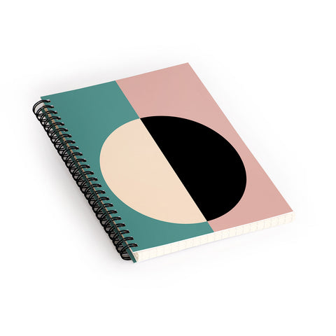 Colour Poems Color Block Abstract XIX Spiral Notebook