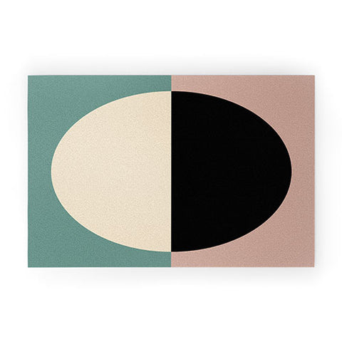 Colour Poems Color Block Abstract XIX Welcome Mat