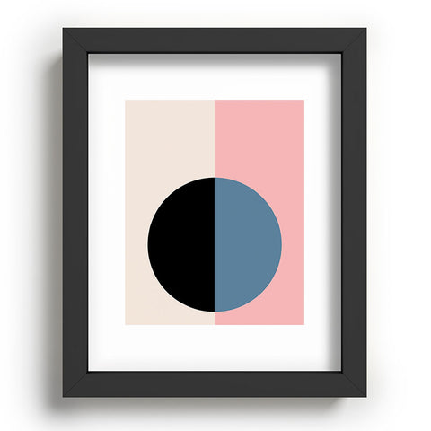 Colour Poems Color Block Abstract XVI Recessed Framing Rectangle