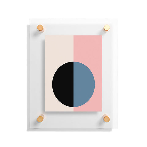 Colour Poems Color Block Abstract XVI Floating Acrylic Print