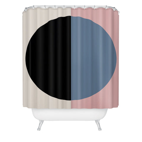 Colour Poems Color Block Abstract XVI Shower Curtain