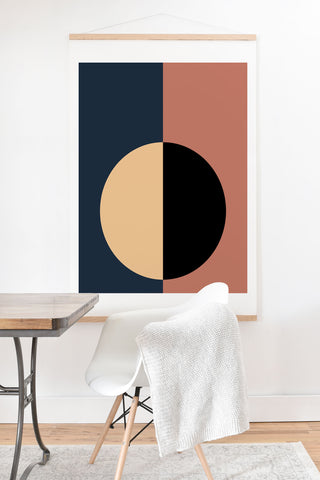 Colour Poems Color Block Abstract XVII Art Print And Hanger