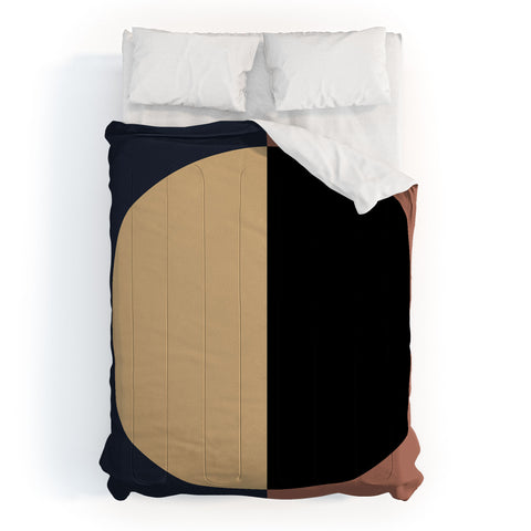 Colour Poems Color Block Abstract XVII Comforter