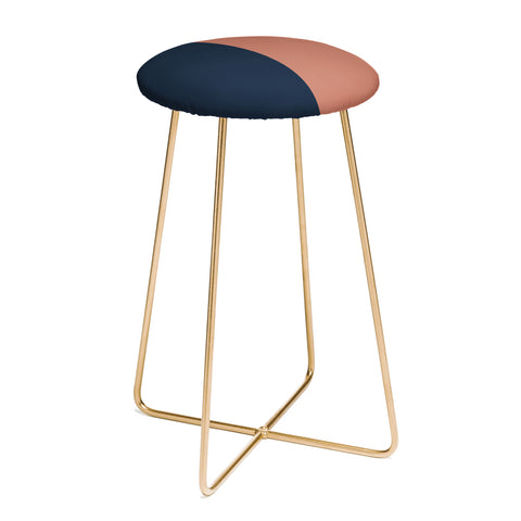 Colour Poems Color Block Abstract XVII Counter Stool