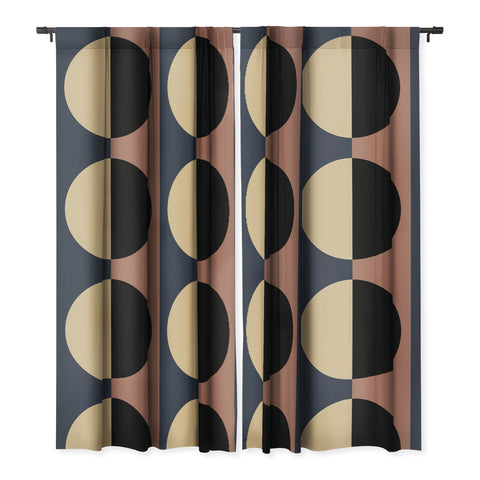 Colour Poems Color Block Abstract XVII Blackout Window Curtain