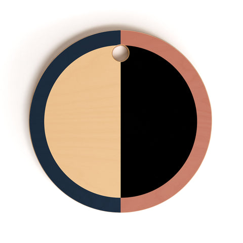 Colour Poems Color Block Abstract XVII Cutting Board Round