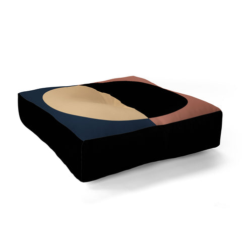 Colour Poems Color Block Abstract XVII Floor Pillow Square