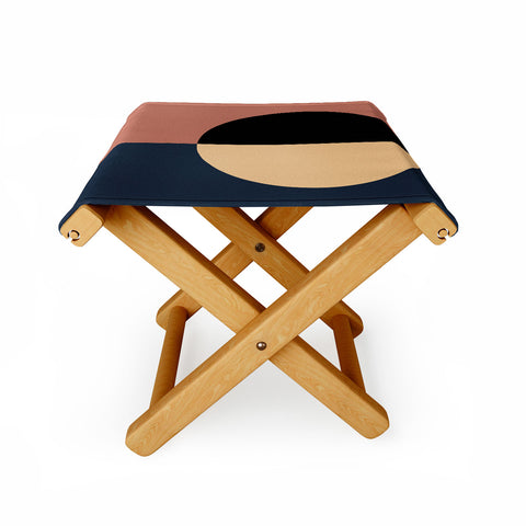Colour Poems Color Block Abstract XVII Folding Stool