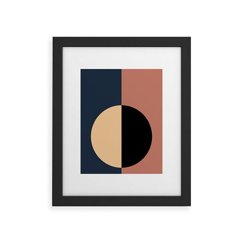 Colour Poems Color Block Abstract XVII Framed Art Print