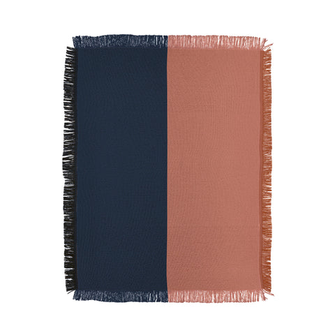 Colour Poems Color Block Abstract XVII Throw Blanket