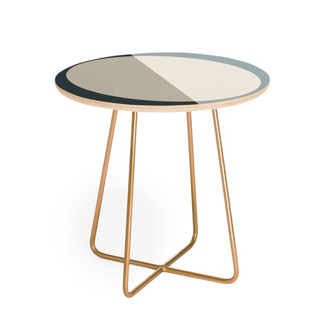 Colour Poems Color Block Abstract XX Round Side Table