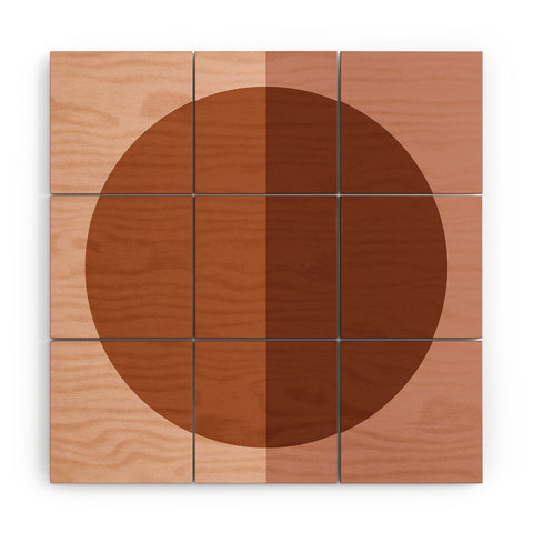 Colour Poems Color Block Abstract XXI Wood Wall Mural