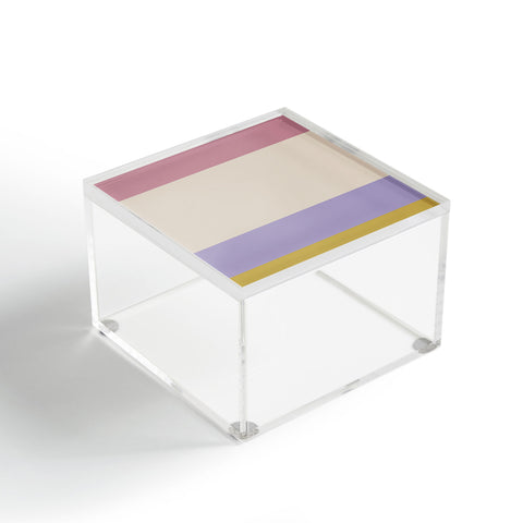 Colour Poems Contemporary Color Block III Acrylic Box