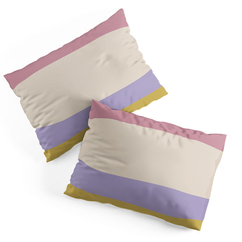 Colour Poems Contemporary Color Block III Pillow Shams