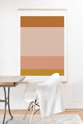 Colour Poems Contemporary Color Block IV Art Print And Hanger