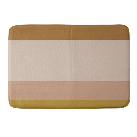 Colour Poems Contemporary Color Block IV Memory Foam Bath Mat