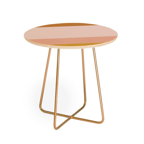 Colour Poems Contemporary Color Block IV Round Side Table