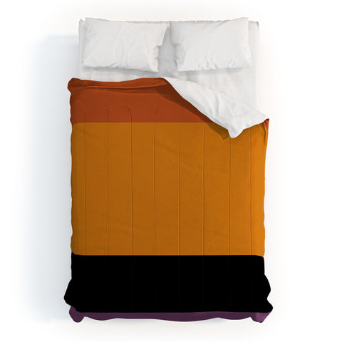 Colour Poems Contemporary Color Block IX Comforter