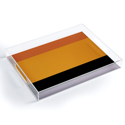 Colour Poems Contemporary Color Block IX Acrylic Tray