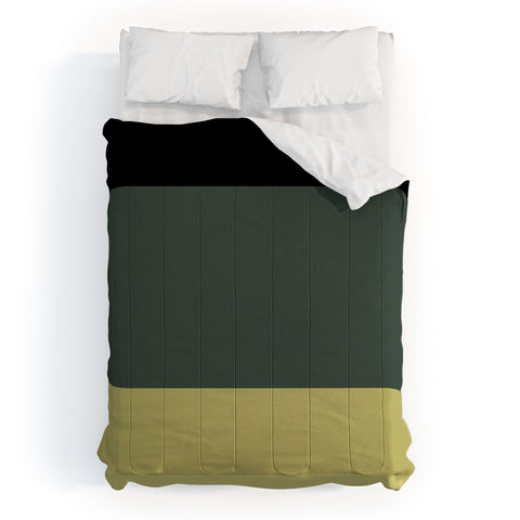 Colour Poems Contemporary Color Block V Comforter