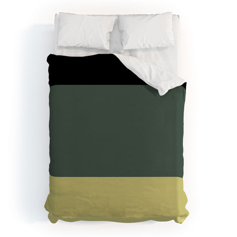Colour Poems Contemporary Color Block V Duvet Cover